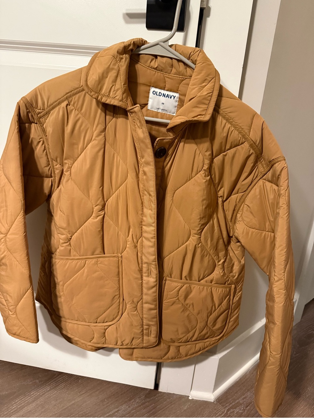 Old Navy Quilted Puffer Jacket - Caramel